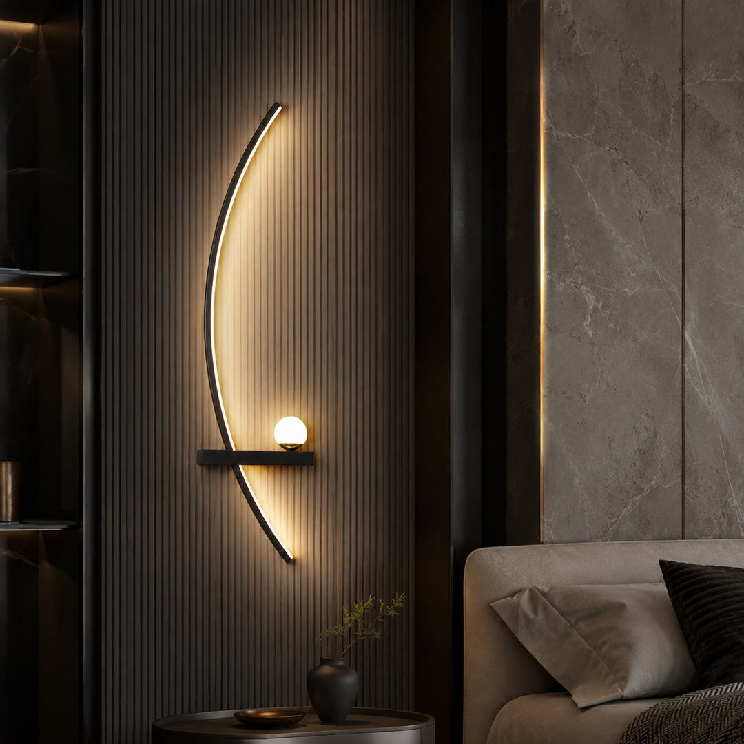 Modern LED Wall Light Adjustable Dimmable Iron Sconce with Silicone Shade