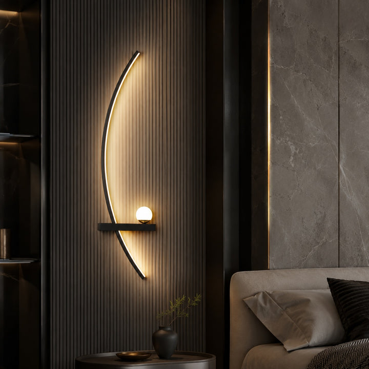 Modern LED Wall Light Adjustable Dimmable Iron Sconce with Silicone Shade