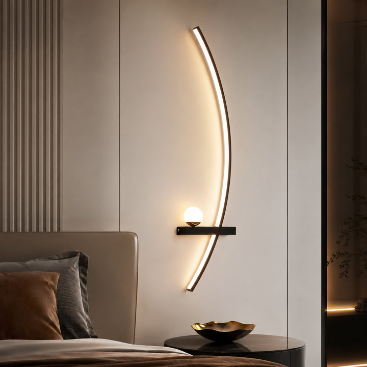 Modern LED Wall Light Adjustable Dimmable Iron Sconce with Silicone Shade