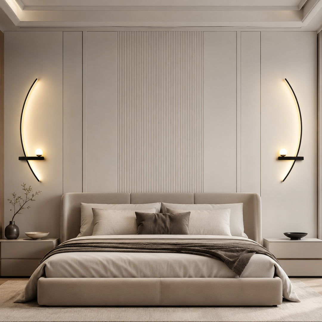 Modern LED Wall Light Adjustable Dimmable Iron Sconce with Silicone Shade
