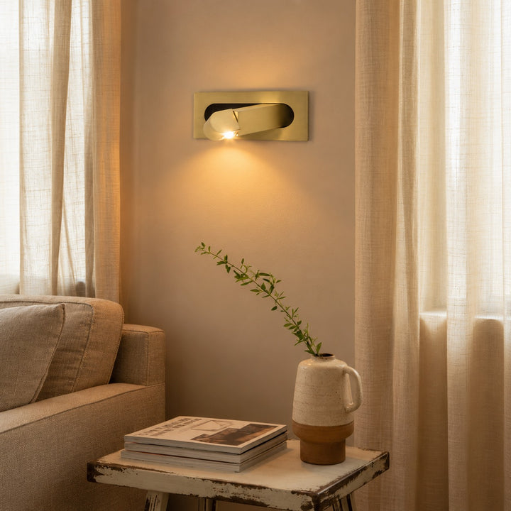 Modern LED Wall Mounted Bedside Reading Light Adjustable Aluminum Dimmable Feature