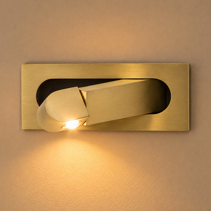 Modern LED Wall Mounted Bedside Reading Light Adjustable Aluminum Dimmable Feature