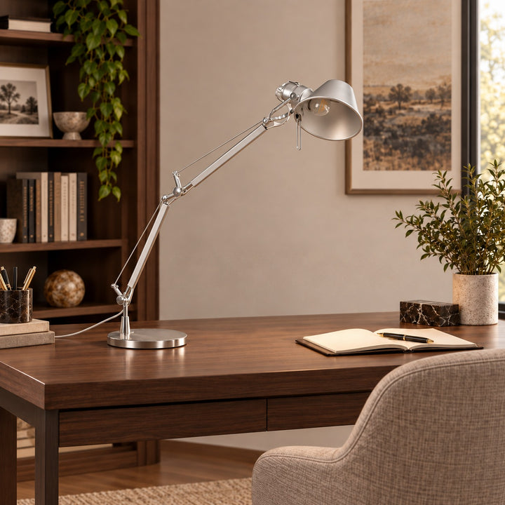 Modern Articulated Desk Lamp Adjustable Aluminum LED Light for Home Office