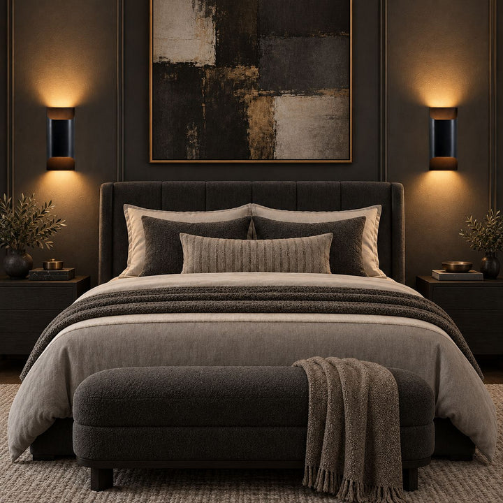 Modern Brass Wall Sconce Lighting Adjustable Metal LED Wall Lamp for Home Decor