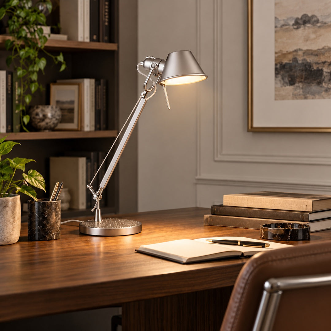 Modern Articulated Desk Lamp Adjustable Aluminum LED Light for Home Office