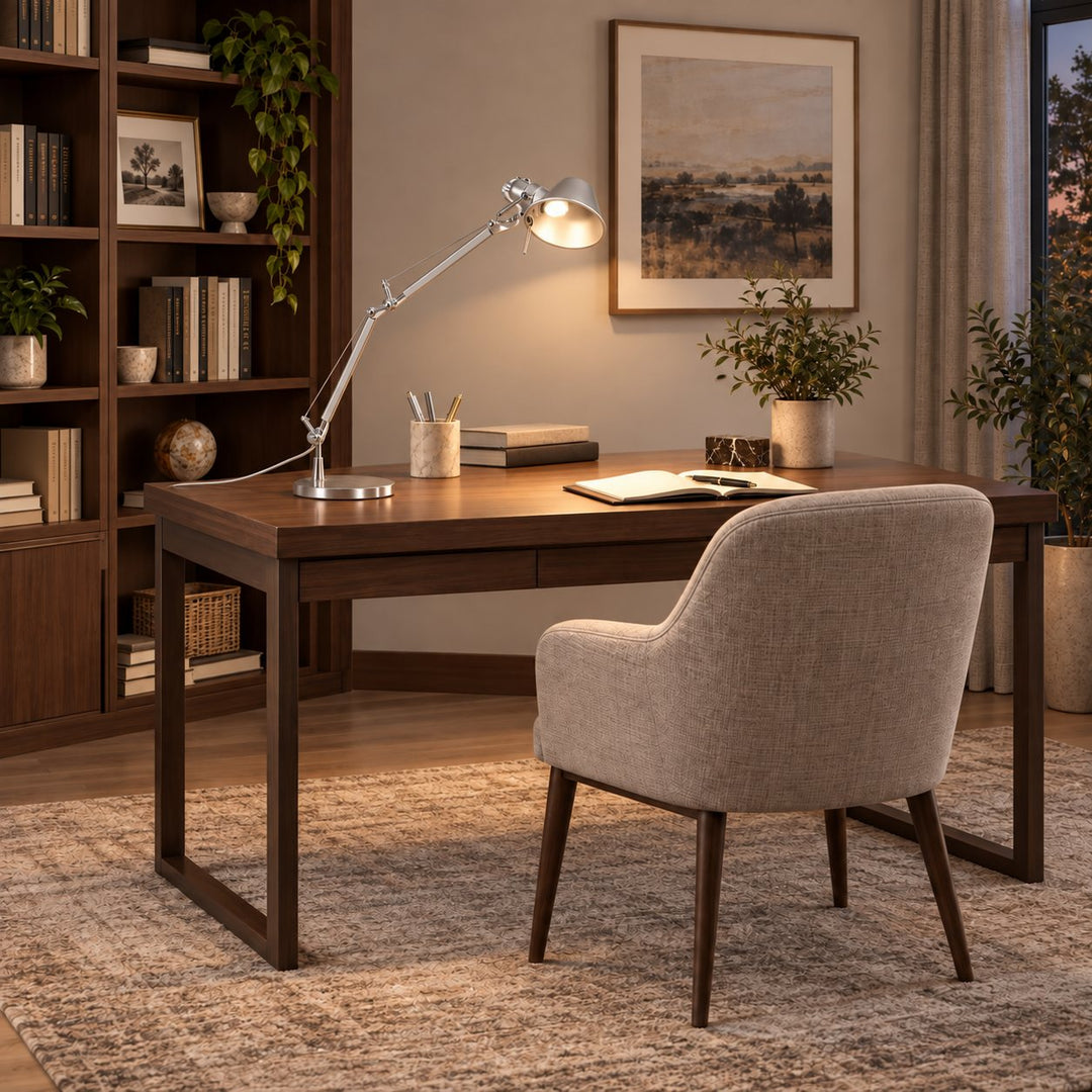 Modern Articulated Desk Lamp Adjustable Aluminum LED Light for Home Office