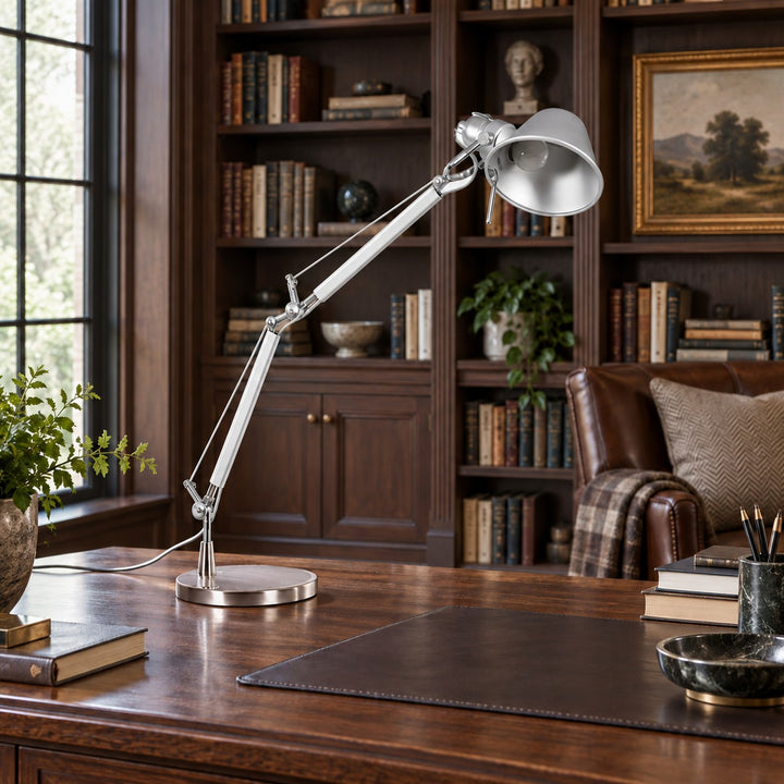 Modern Articulated Desk Lamp Adjustable Aluminum LED Light for Home Office