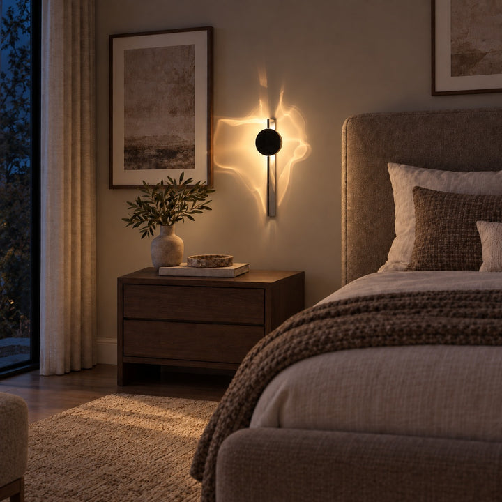 Modern Adjustable Wall Sconce Lighting Metal LED Wall Lamp with Unique Shadow Design