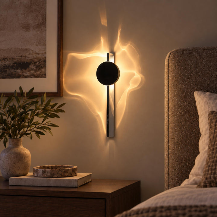 Modern Adjustable Wall Sconce Lighting Metal LED Wall Lamp with Unique Shadow Design