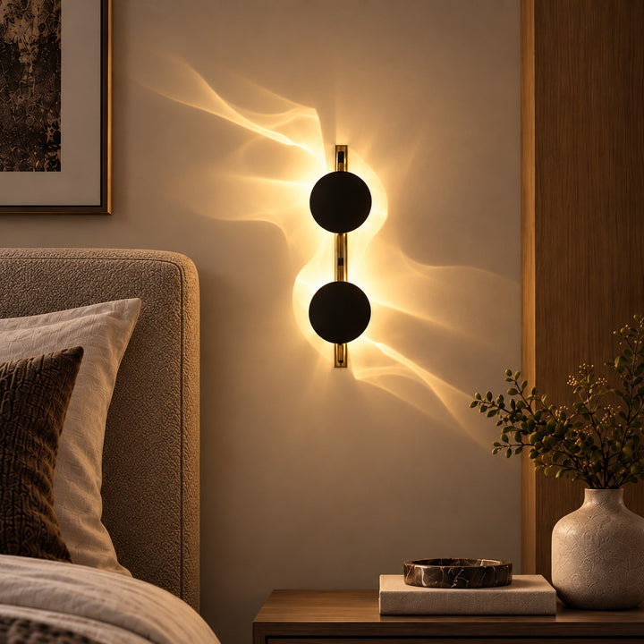 Modern Adjustable Wall Sconce Lighting Metal LED Wall Lamp with Unique Shadow Design