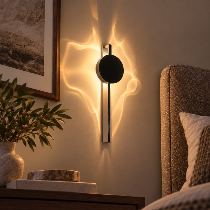 Modern Adjustable Wall Sconce Lighting Metal LED Wall Lamp with Unique Shadow Design