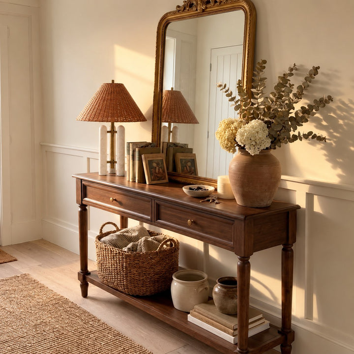 Contemporary Table Lamp with Marble Base and Fabric Shade for Elegant Illumination