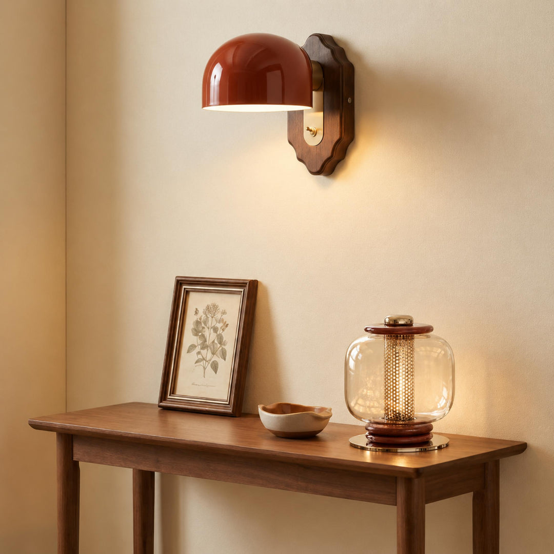 Modern Glass Table Lamp Adjustable Metal Base Integrated LED for Bedroom or Desk Use