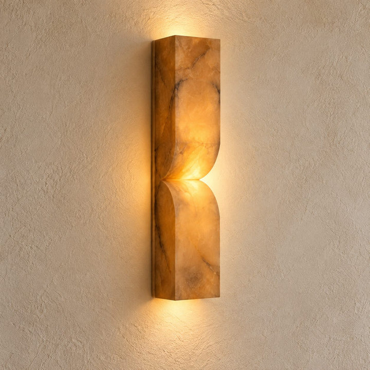 Modern Wall Light Flush Mount Glass Sconce LED Adjustable Design for Contemporary Spaces