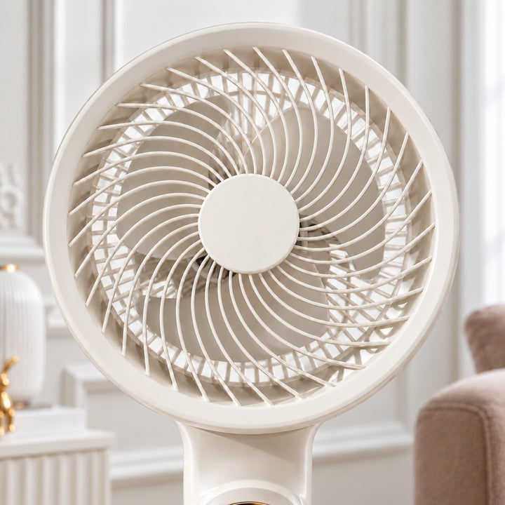 Modern Floor Fan Ultra Quiet Adjustable High Power Energy Efficient Design for Optimal Air Circulation