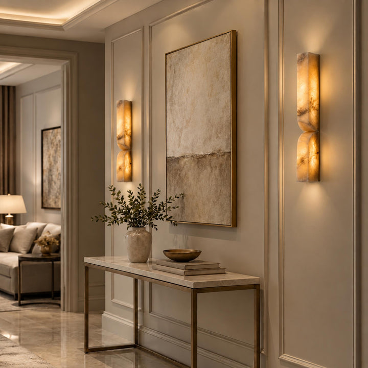 Modern Wall Light Flush Mount Glass Sconce LED Adjustable Design for Contemporary Spaces