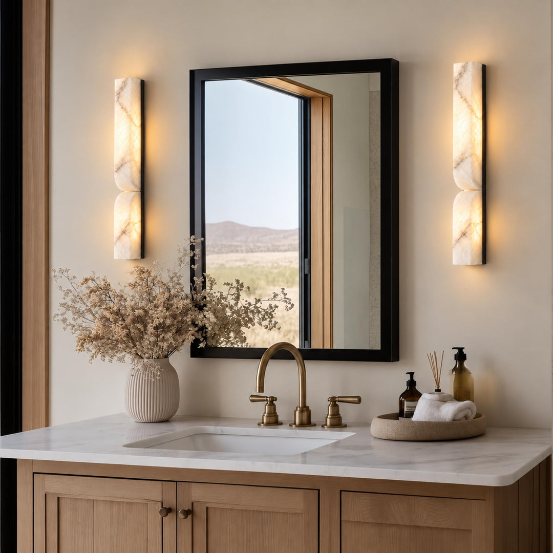 Modern Wall Light Flush Mount Glass Sconce LED Adjustable Design for Contemporary Spaces