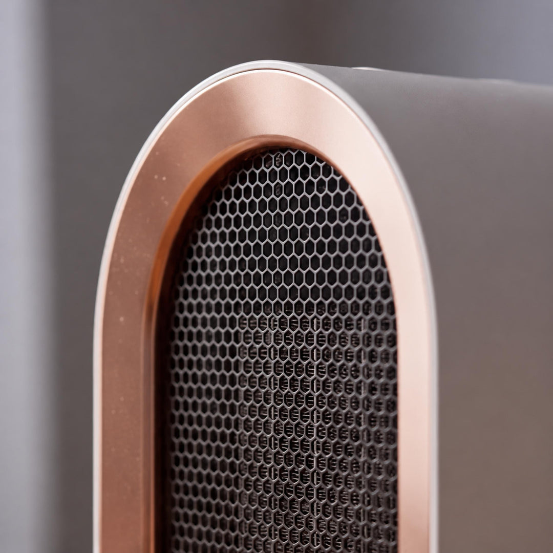 Compact Portable Ceramic Heater with Programmable Timer and Safety Shut-Off for Small Rooms