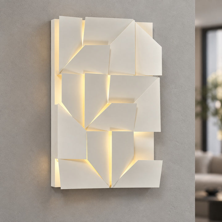 Modern Wall Sconce LED Light Fixture Adjustable Metal Wall Mounted for Indoor Use