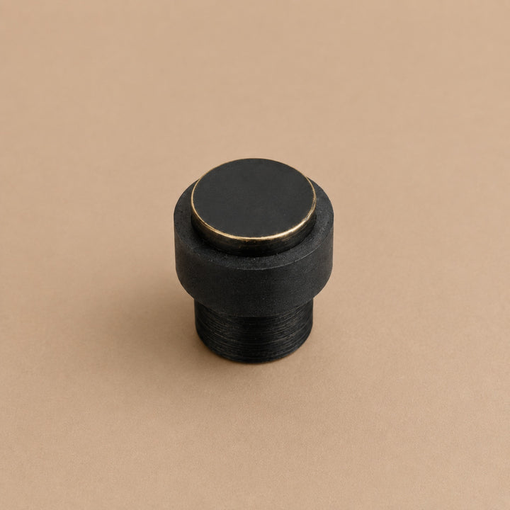 Elegant Brass Door Stop Heavy-Duty Rubber Door Wedge Non-Slamming Design Eco-Friendly Material