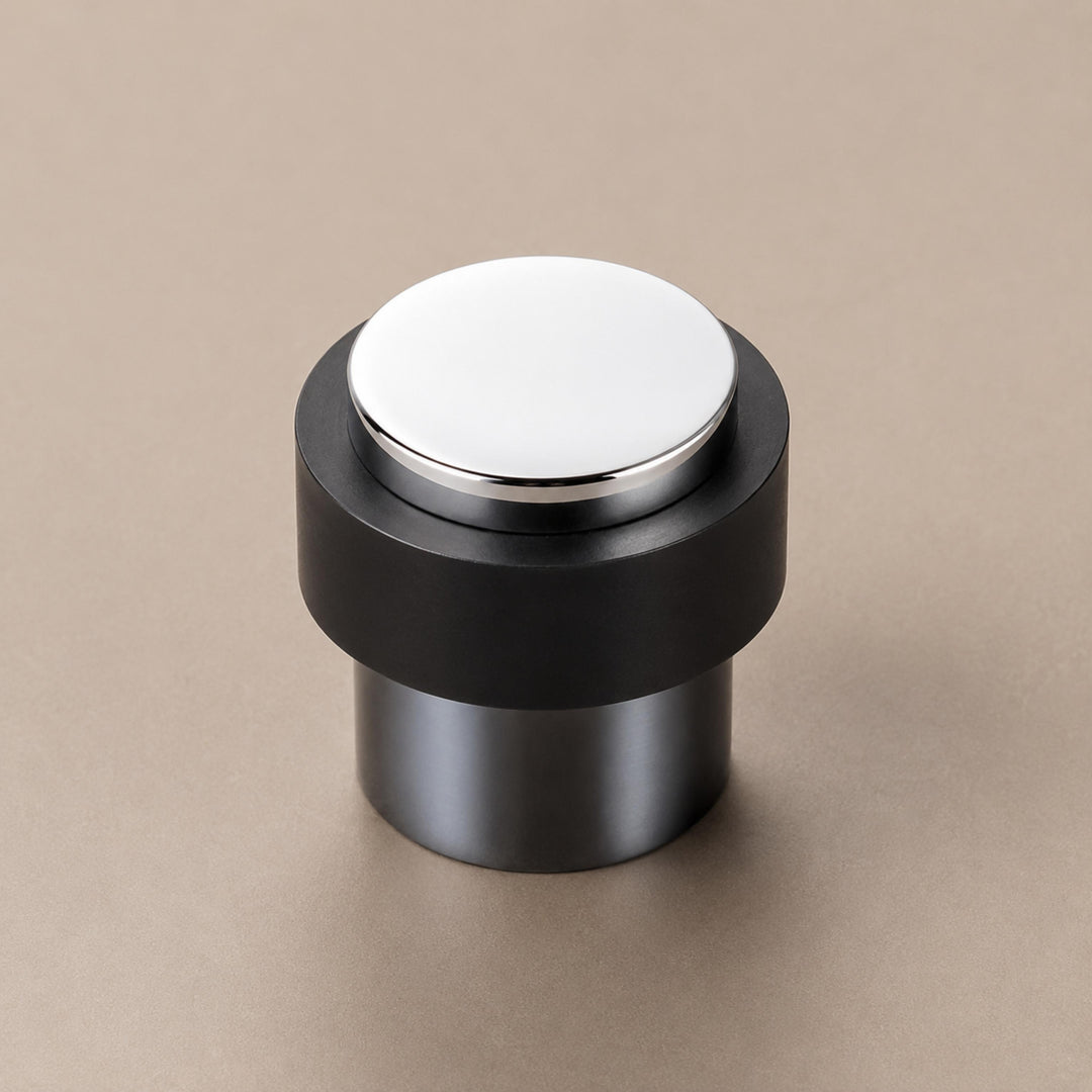 Elegant Brass Door Stop Heavy-Duty Rubber Door Wedge Non-Slamming Design Eco-Friendly Material