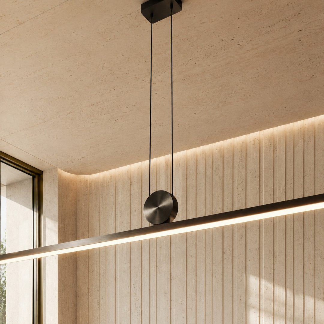Modern Pendant Light Adjustable Hanging Aluminum and Acrylic with Energy-Saving LED Technology