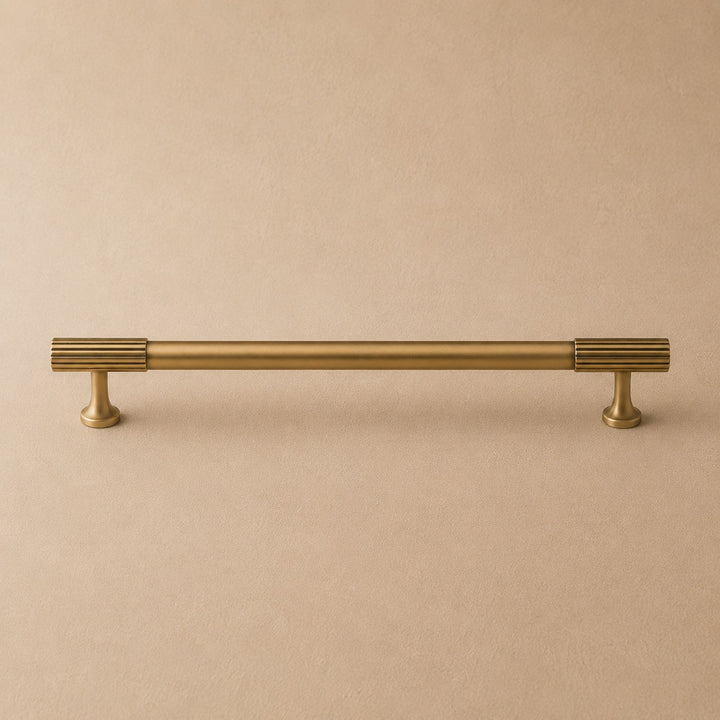 Modern Brass Cabinet Hardware Set with Antique Finish for Drawers and Cabinets