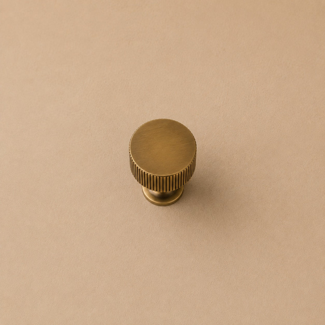 Modern Brass Cabinet Hardware Set with Antique Finish for Drawers and Cabinets