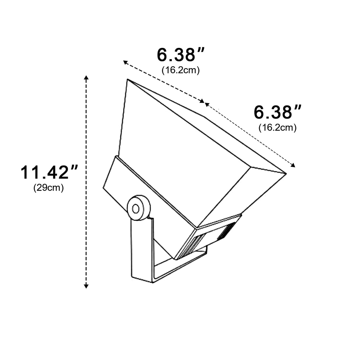 Industrial Outdoor Wall Light Waterproof Adjustable Beam Aluminum LED Spot Light for Garden 7