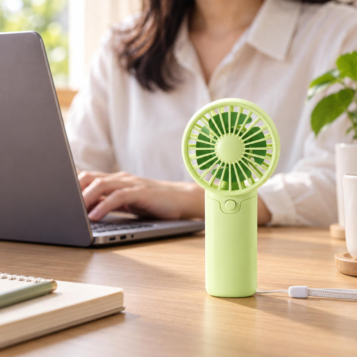 Portable Handheld Fan Lightweight Battery Operated Mini Fan with Compact Design for On-the-Go Cooling