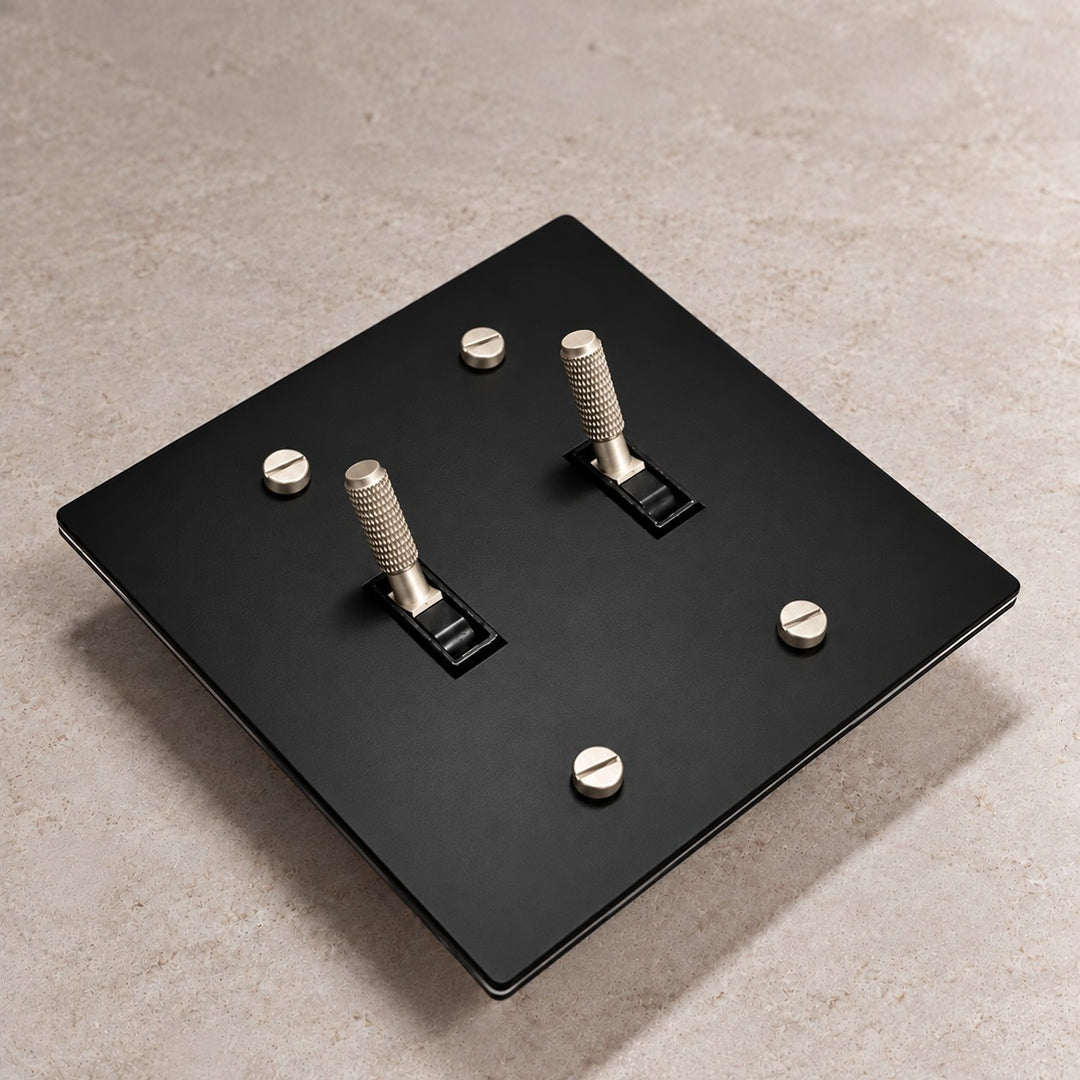 Solid Brass Toggle Light Switch – 3-Way, 1–4 Gang