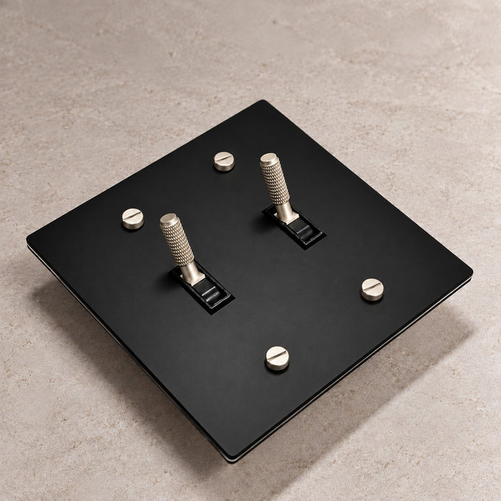 Solid Brass Toggle Light Switch – 3-Way, 1–4 Gang