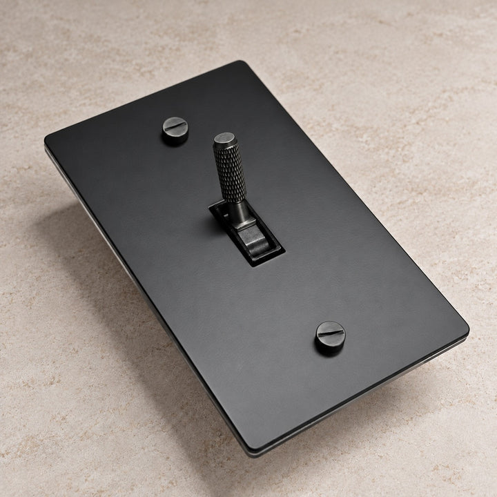 Solid Brass Toggle Light Switch – 3-Way, 1–4 Gang