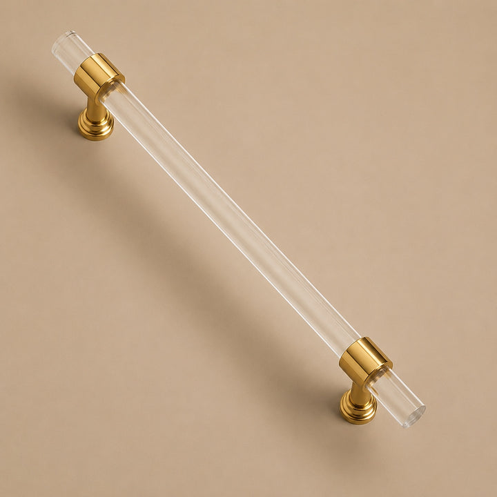 Modern Acrylic Cabinet Handles and Drawer Pulls with Ergonomic Grip Easy Installation