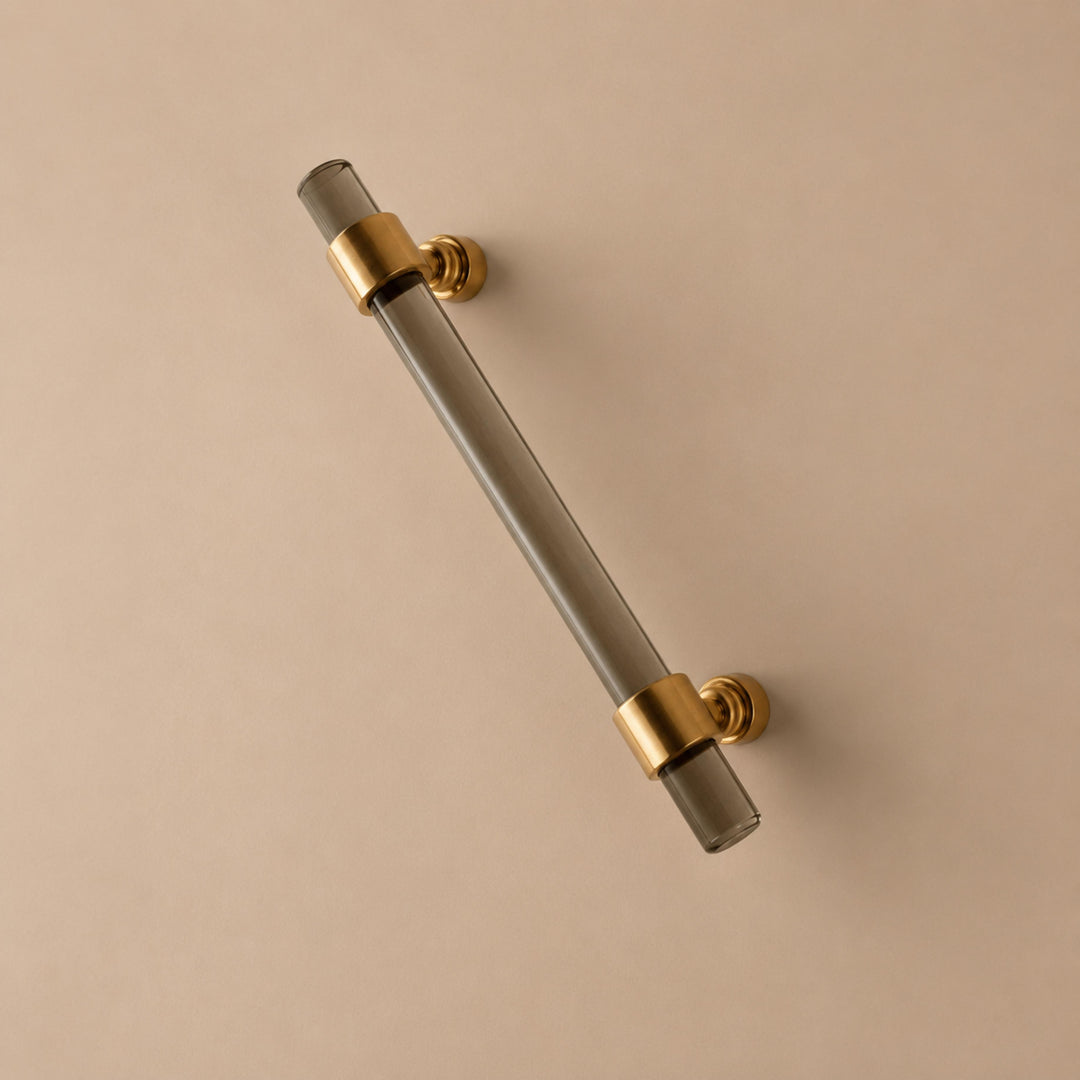 Modern Acrylic Cabinet Handles and Drawer Pulls with Ergonomic Grip Easy Installation
