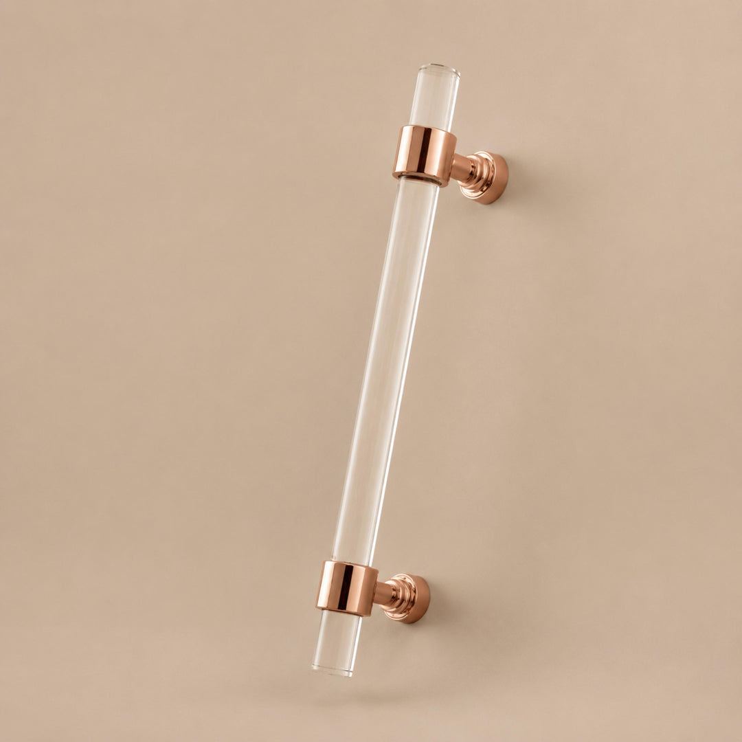 Modern Acrylic Cabinet Handles and Drawer Pulls with Ergonomic Grip Easy Installation
