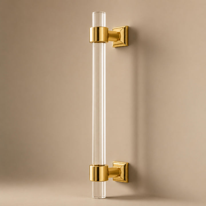 Modern Acrylic Cabinet Handles and Drawer Pulls with Ergonomic Grip Easy Installation