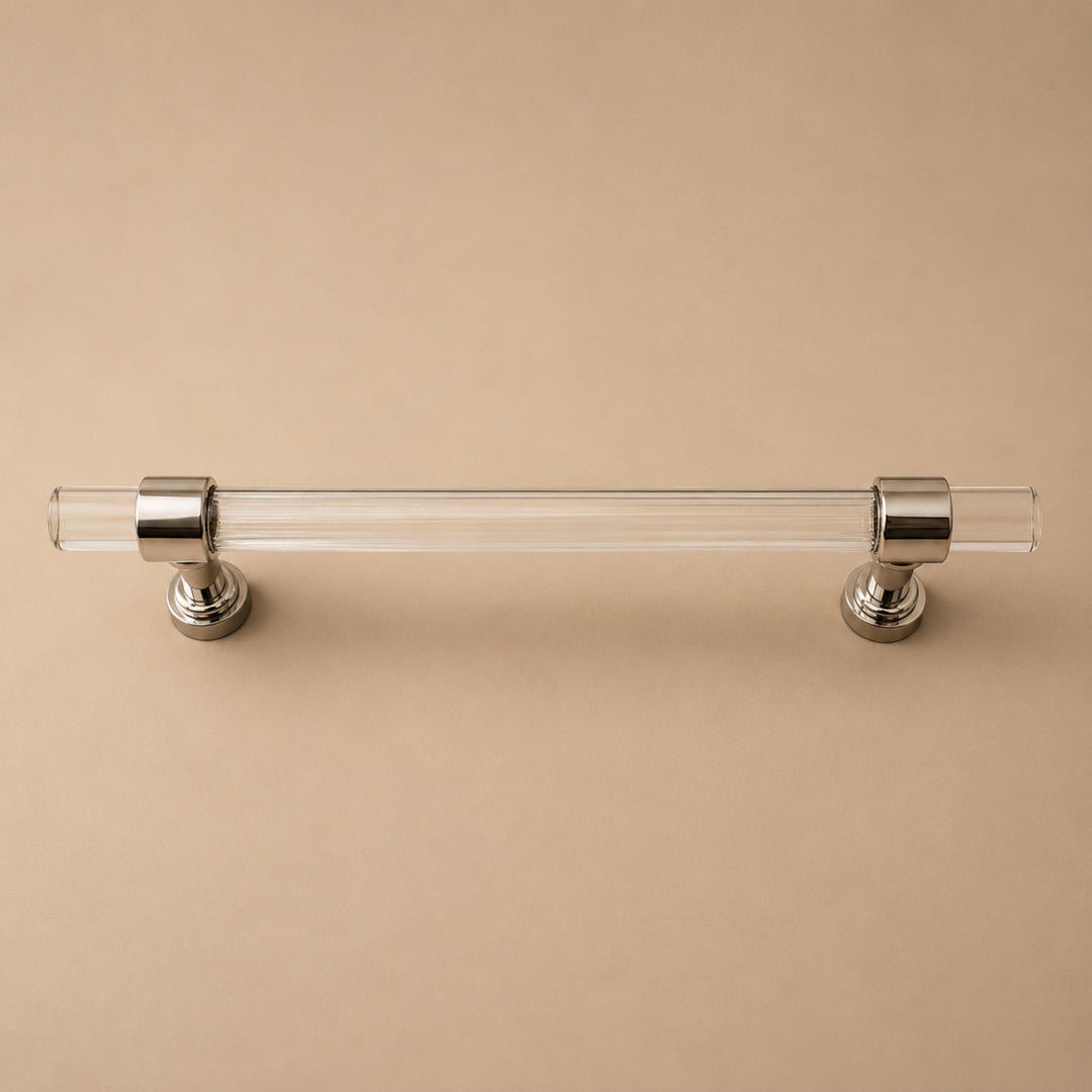 Modern Acrylic Cabinet Handles and Drawer Pulls with Ergonomic Grip Easy Installation