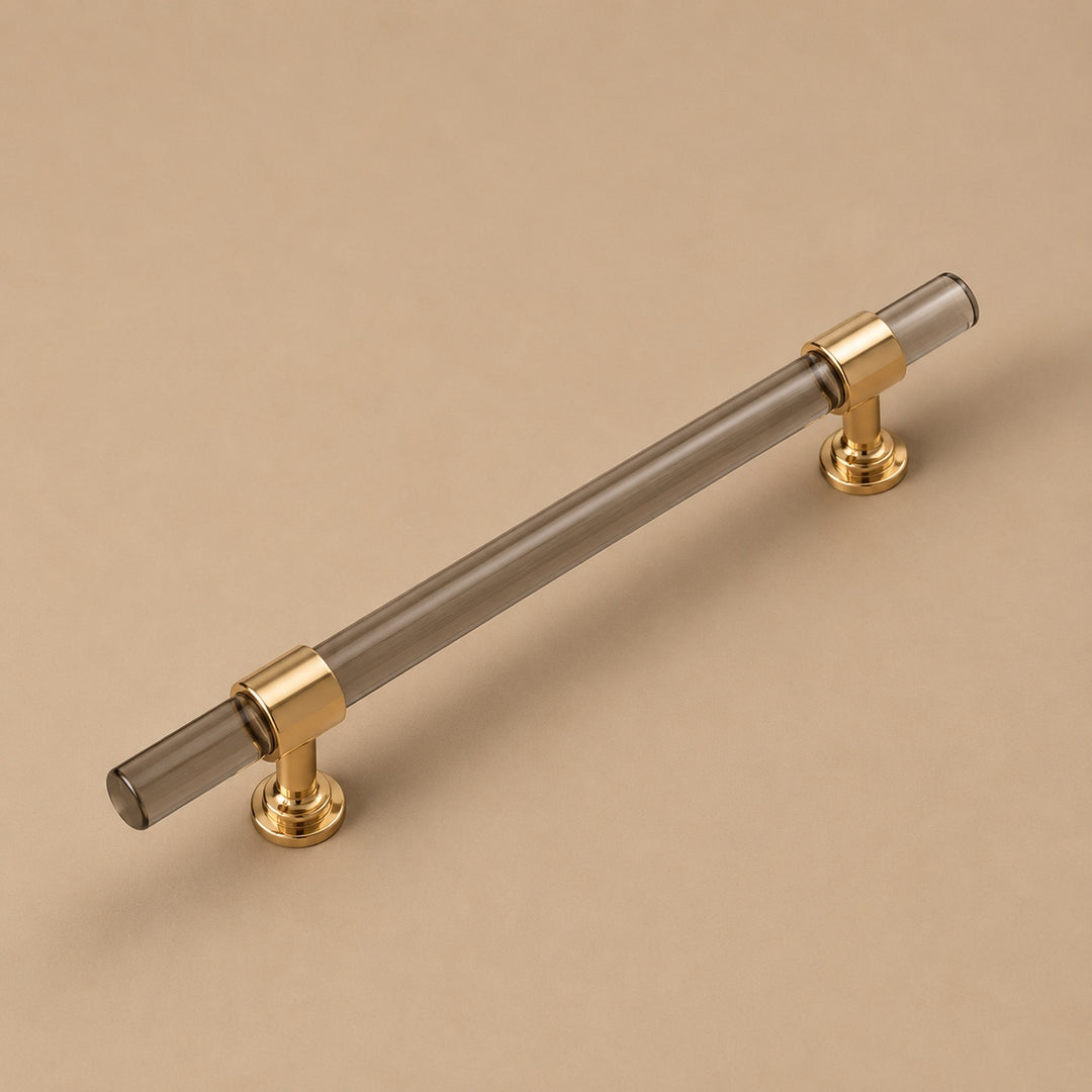 Modern Acrylic Cabinet Handles and Drawer Pulls with Ergonomic Grip Easy Installation