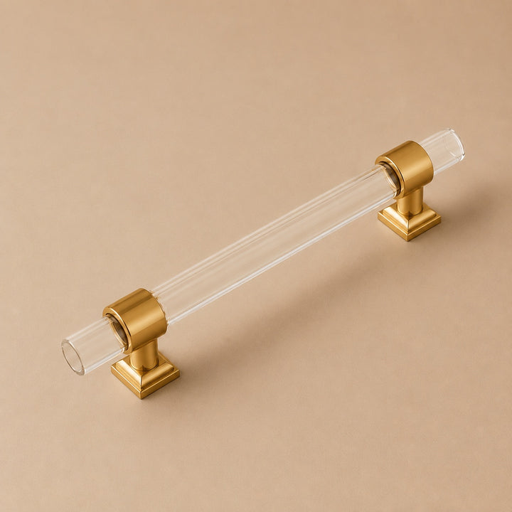 Modern Acrylic Cabinet Handles and Drawer Pulls with Ergonomic Grip Easy Installation