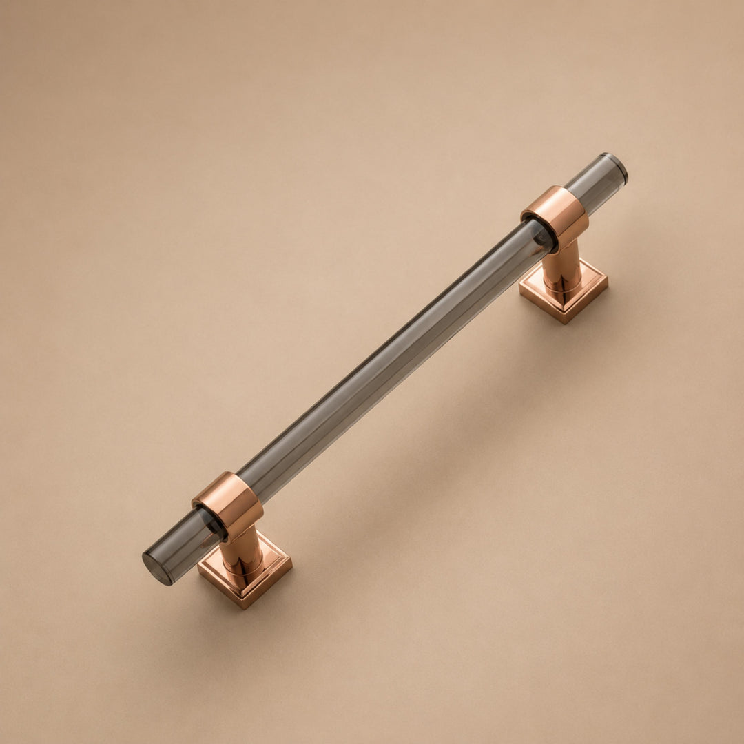 Modern Acrylic Cabinet Handles and Drawer Pulls with Ergonomic Grip Easy Installation