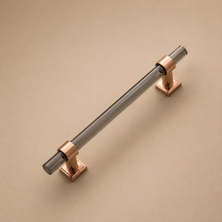 Modern Acrylic Cabinet Handles and Drawer Pulls with Ergonomic Grip Easy Installation