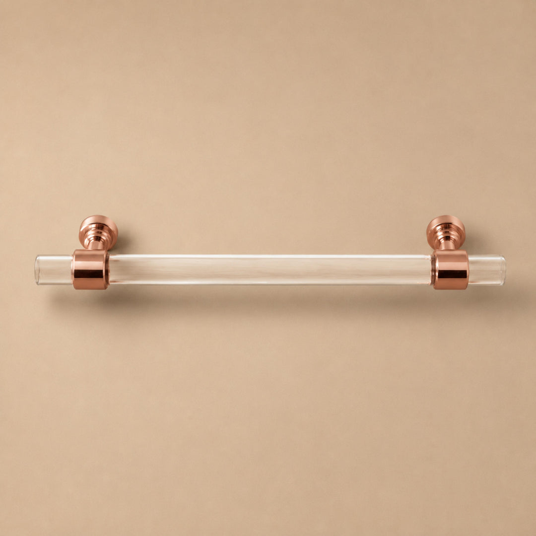 Modern Acrylic Cabinet Handles and Drawer Pulls with Ergonomic Grip Easy Installation