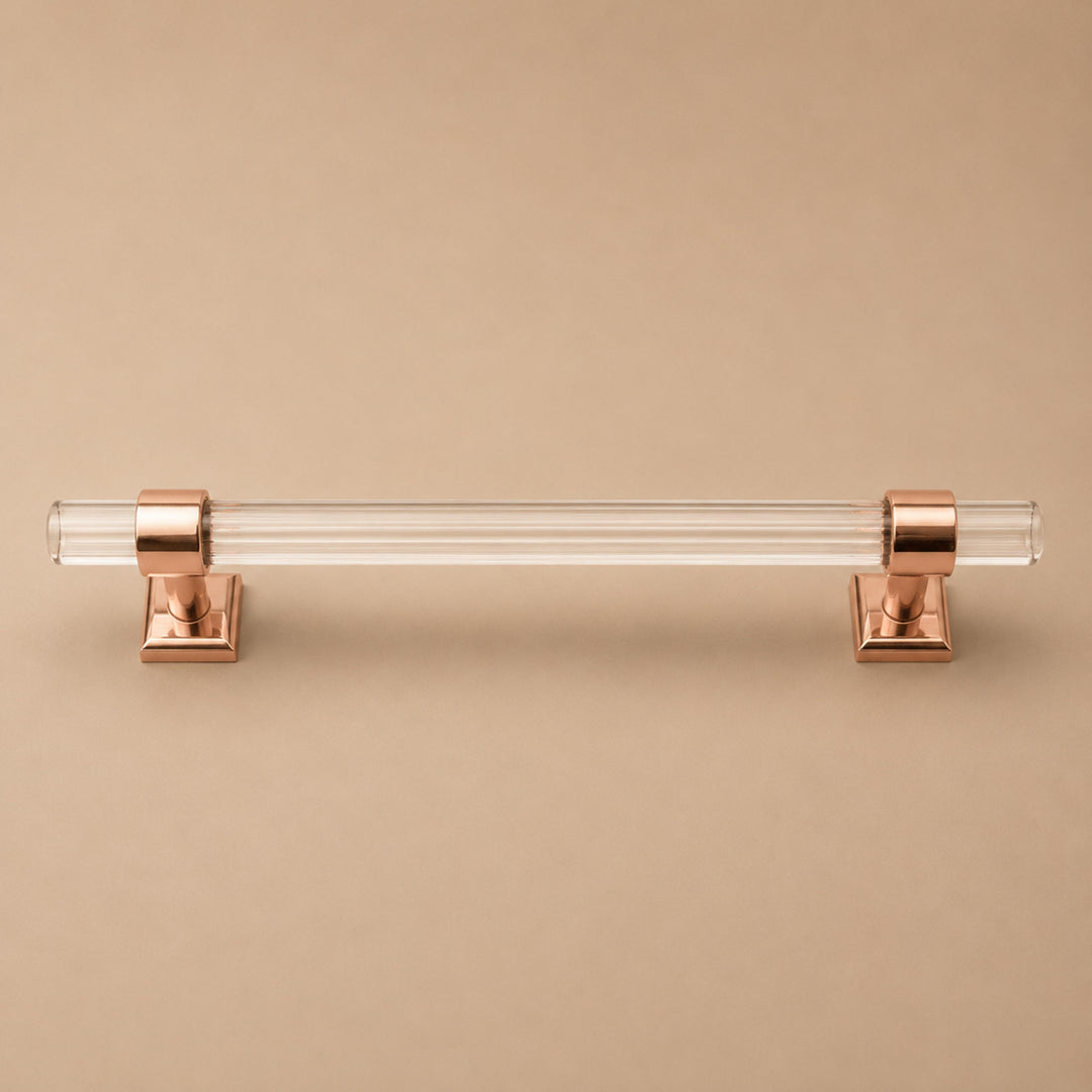 Modern Acrylic Cabinet Handles and Drawer Pulls with Ergonomic Grip Easy Installation