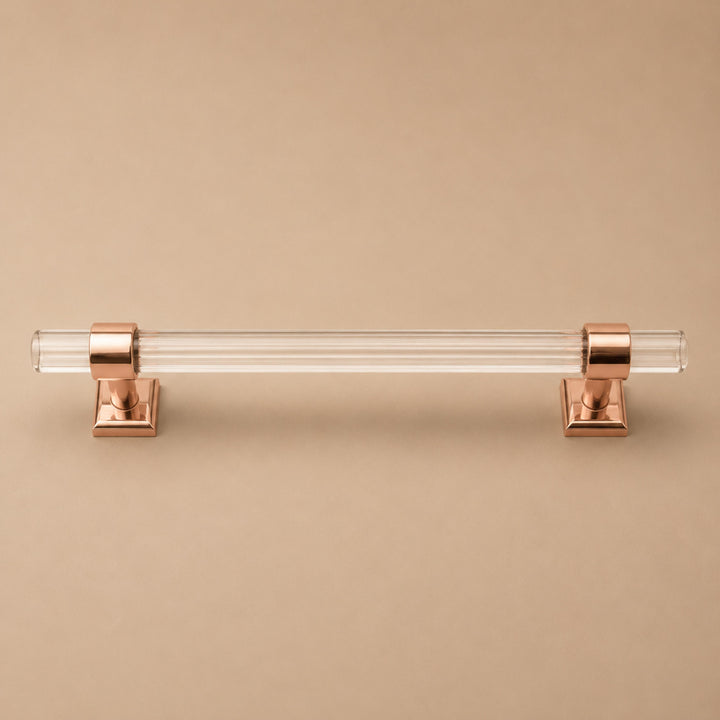 Modern Acrylic Cabinet Handles and Drawer Pulls with Ergonomic Grip Easy Installation