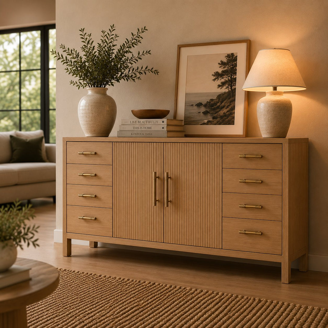 Modern Brass Cabinet Hardware Set with Antique Finish for Drawers and Cabinets