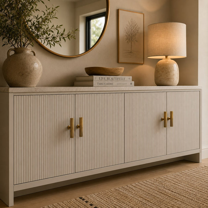 Modern Brass Cabinet Hardware Set with Antique Finish for Drawers and Cabinets