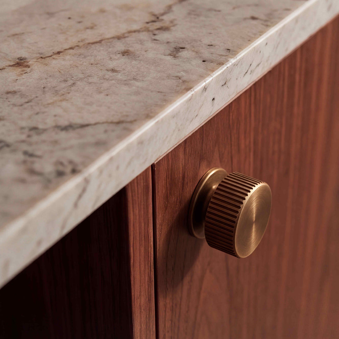 Modern Brass Cabinet Hardware Set with Antique Finish for Drawers and Cabinets