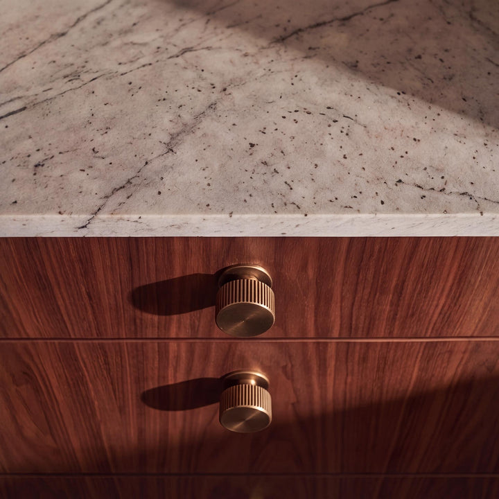 Modern Brass Cabinet Hardware Set with Antique Finish for Drawers and Cabinets