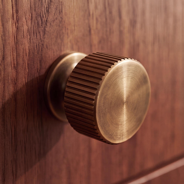 Modern Brass Cabinet Hardware Set with Antique Finish for Drawers and Cabinets